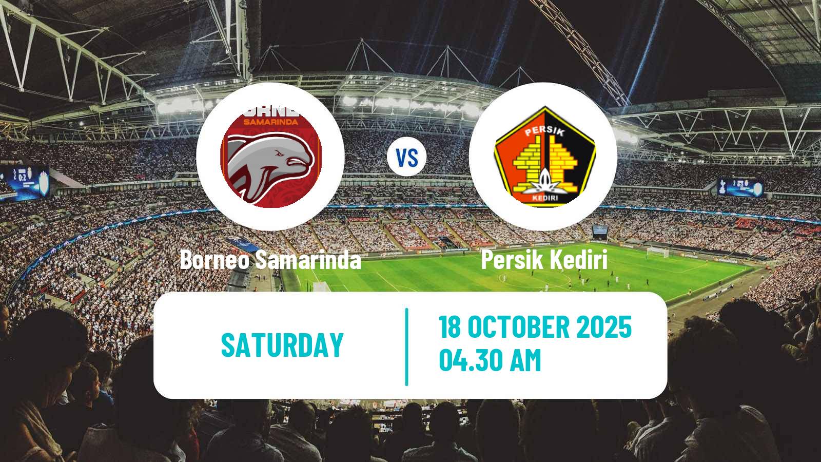 Football Indonesian Liga 1 Borneo Samarinda - Persik Kediri