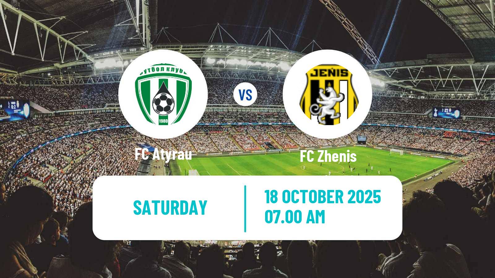 Football Kazakh Premier League Atyrau - Zhenis