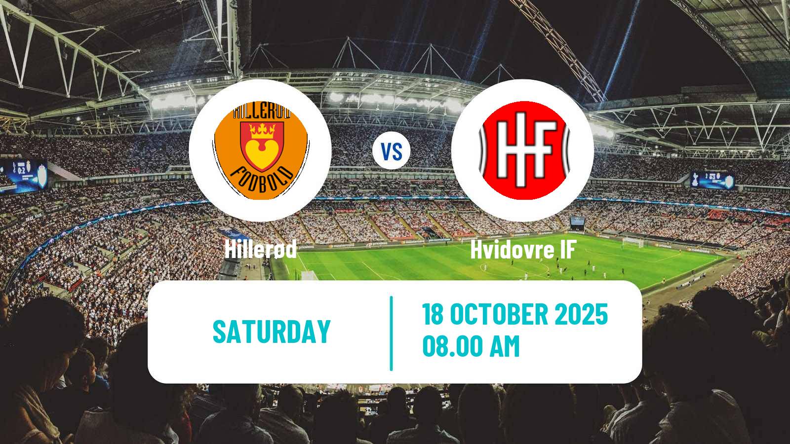 Football Danish 1 Division Hillerød - Hvidovre