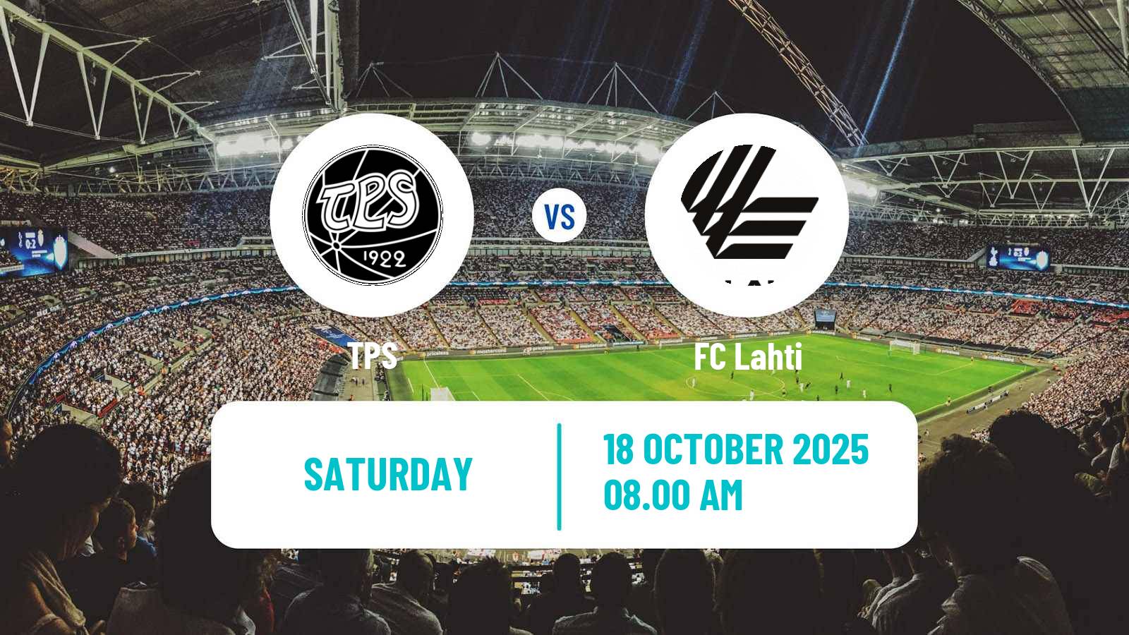 Football Finnish Ykkosliiga TPS - Lahti