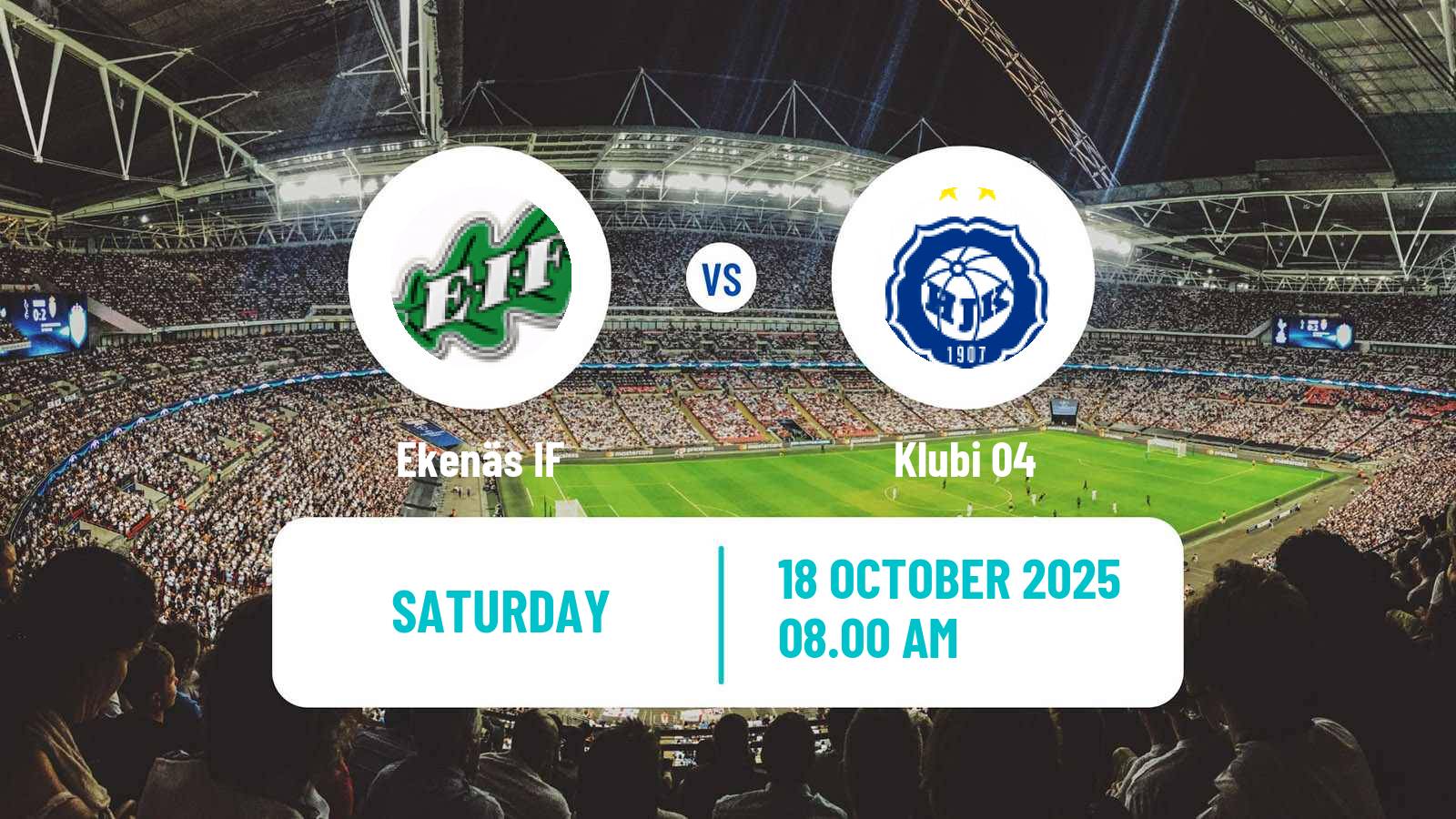 Football Finnish Ykkosliiga Ekenäs - Klubi 04