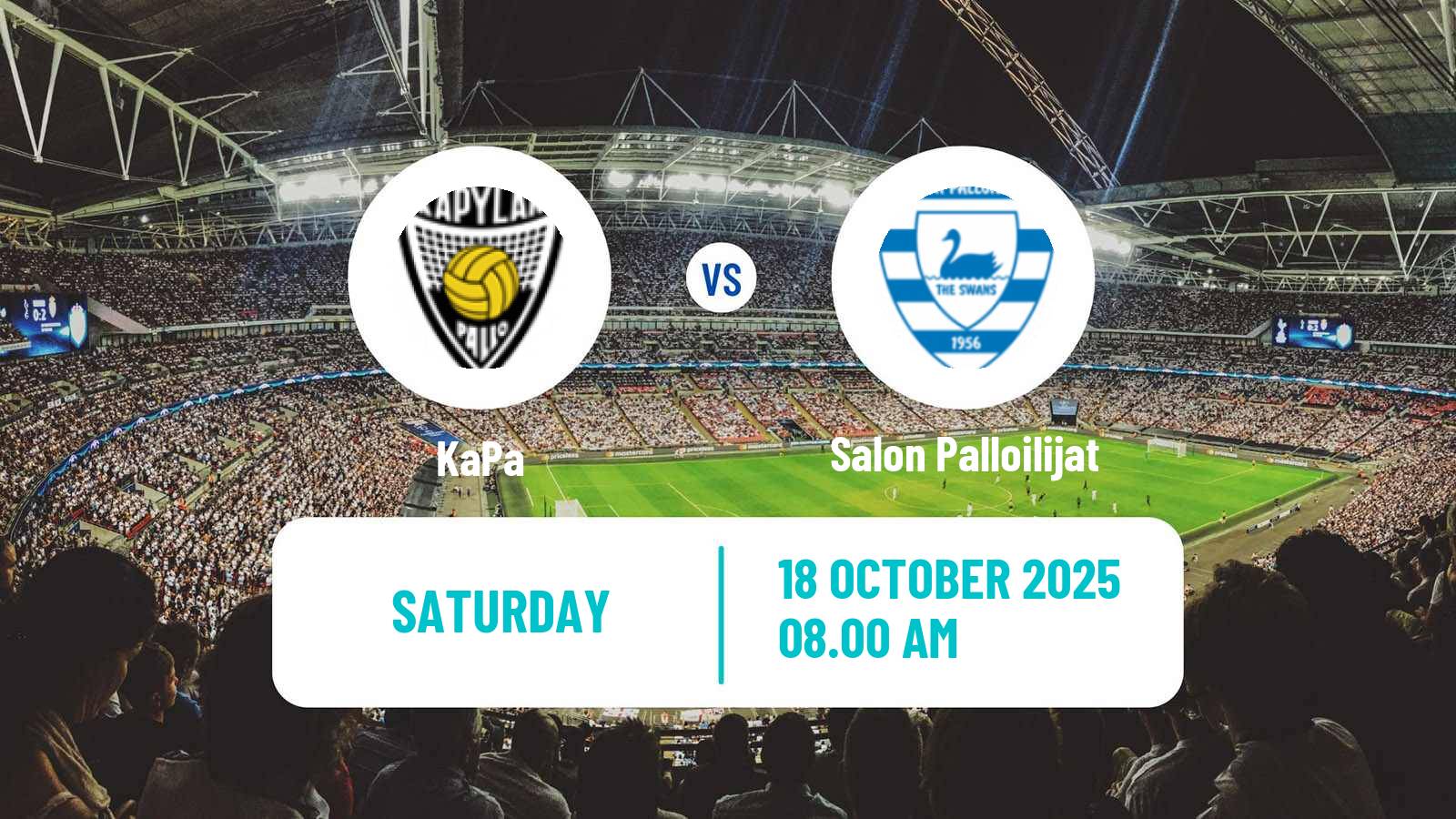Football Finnish Ykkosliiga KaPa - Salon Palloilijat