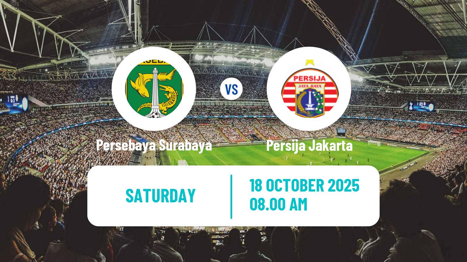 Football Indonesian Liga 1 Persebaya Surabaya - Persija Jakarta