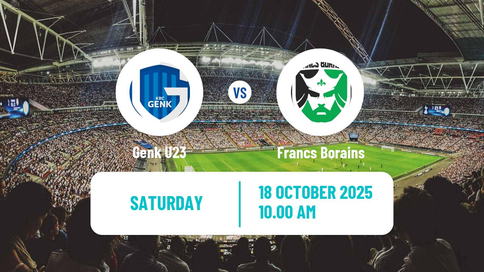 Football Belgian Сhallenger Pro League Genk U23 - Francs Borains
