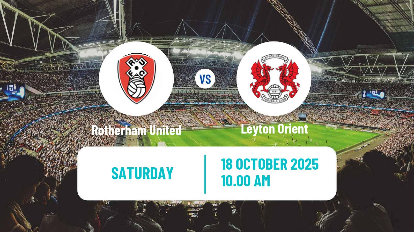 Football English League One Rotherham United - Leyton Orient