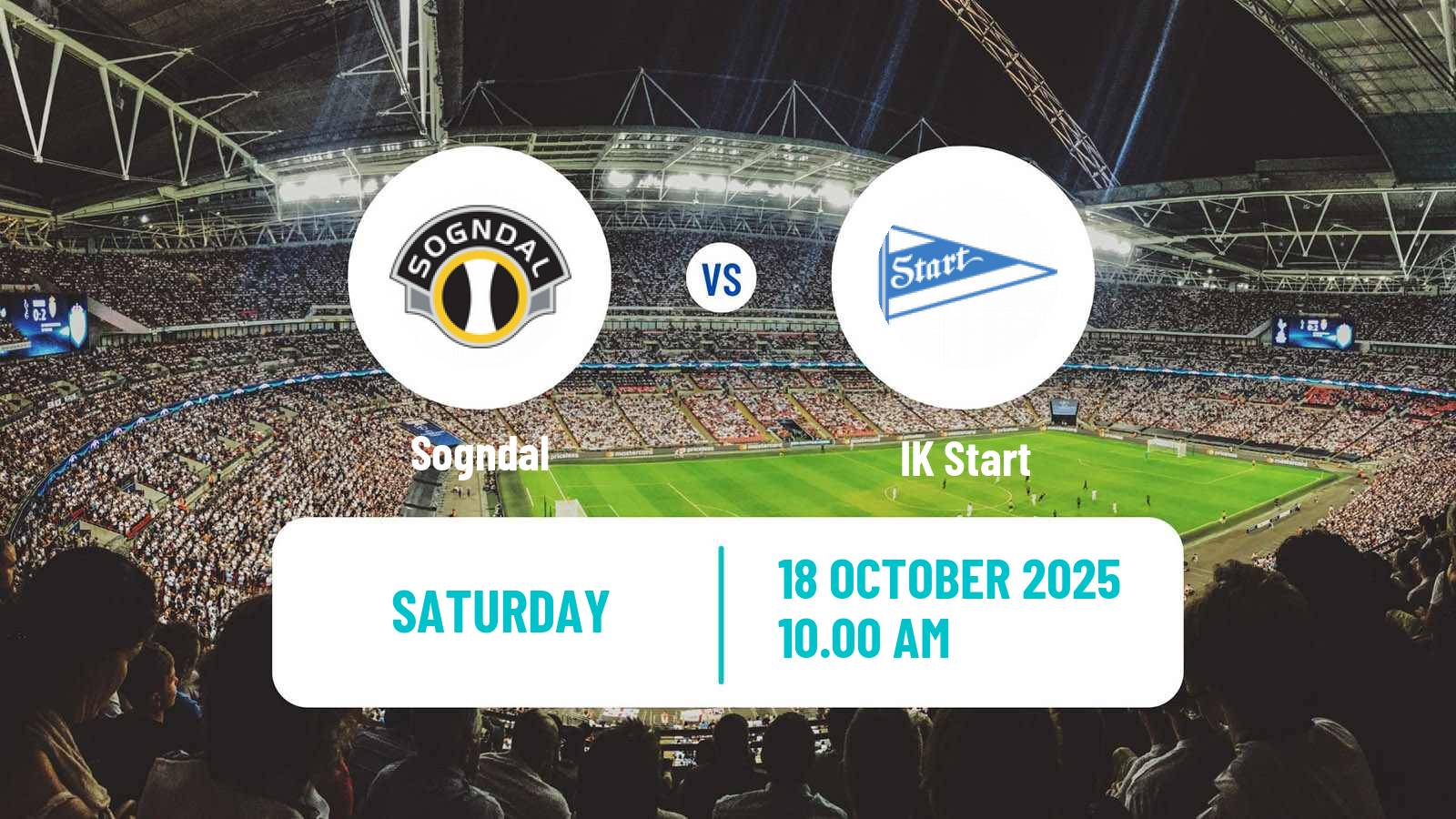 Football Norwegian Adeccoligaen Sogndal - Start