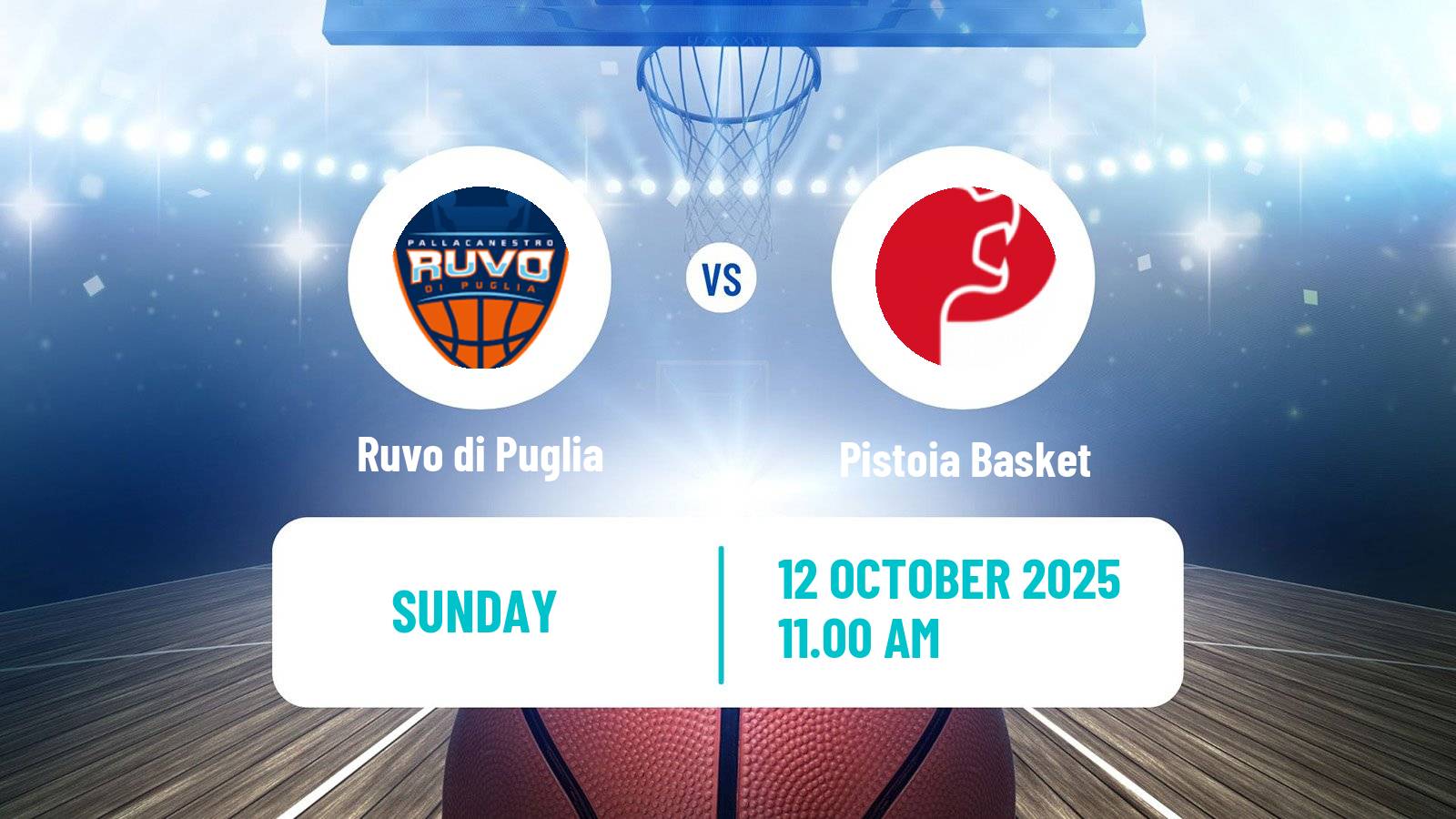 Basketball Italian Serie A2 Basketball Ruvo di Puglia - Pistoia Basket