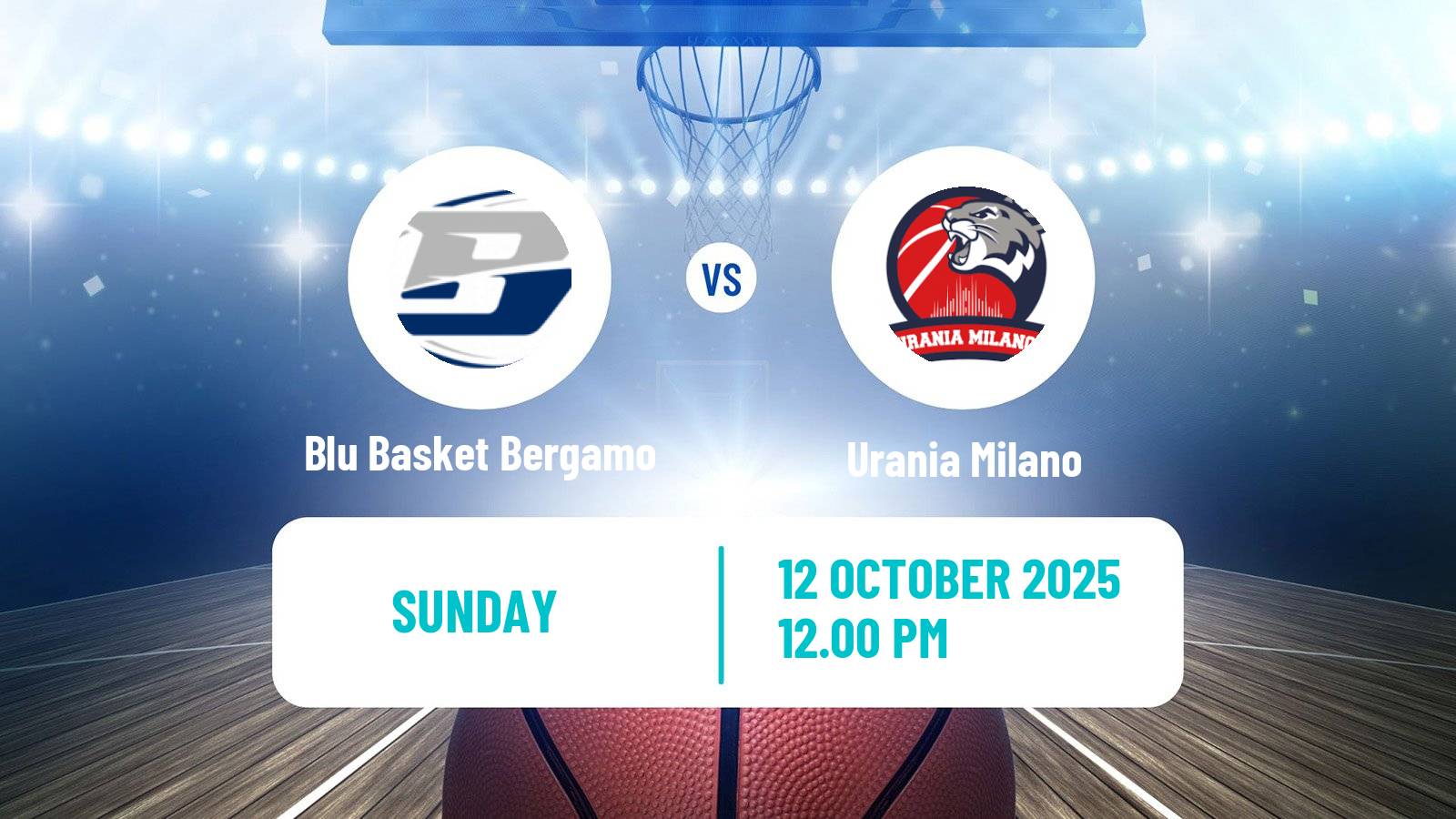 Basketball Italian Serie A2 Basketball Blu Basket Bergamo - Urania Milano