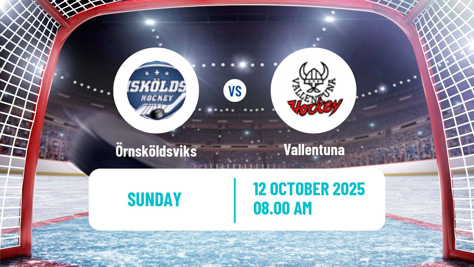 Hockey Swedish HockeyEttan Norra Örnsköldsviks - Vallentuna