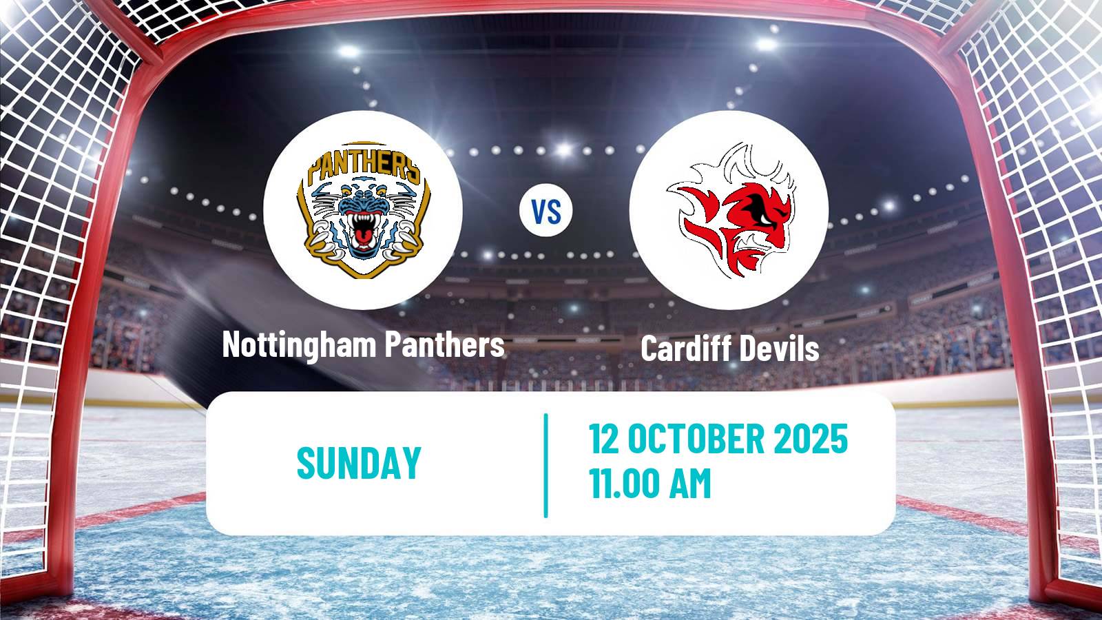 Hockey United Kingdom Elite League Nottingham Panthers - Cardiff Devils
