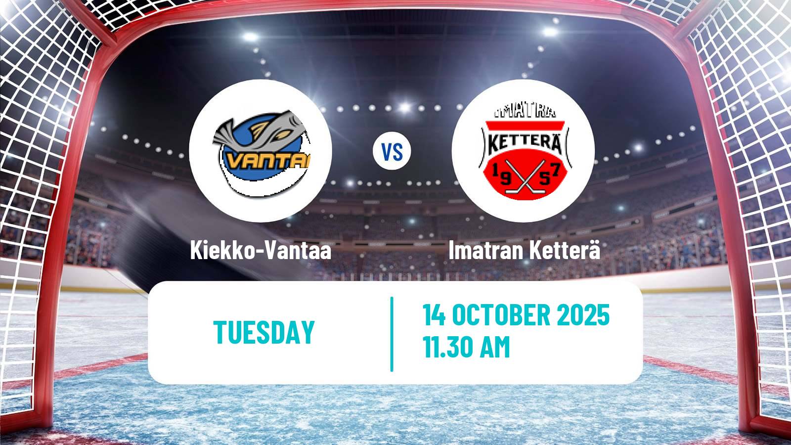 Hockey Finnish Mestis Kiekko-Vantaa - Imatran Ketterä