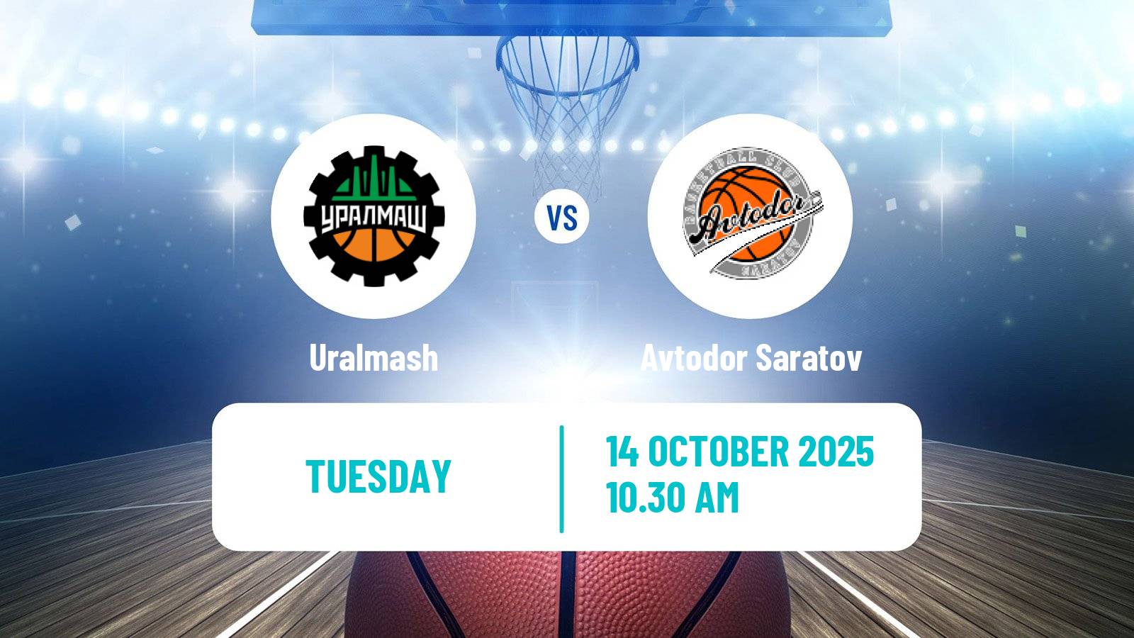 Basketball VTB United League Uralmash - Avtodor Saratov