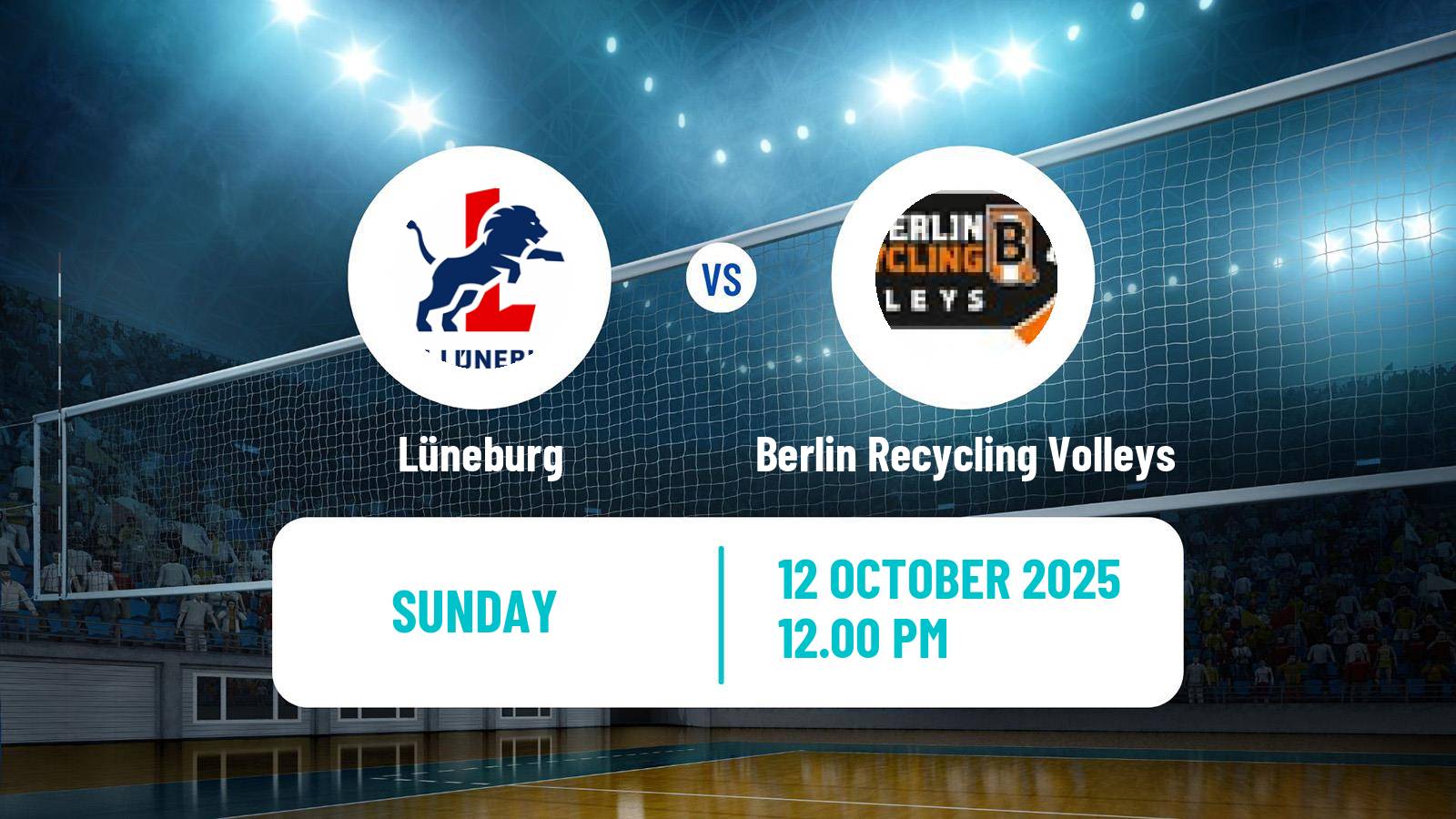 Volleyball German VBL Supercup Lüneburg - Berlin Recycling Volleys