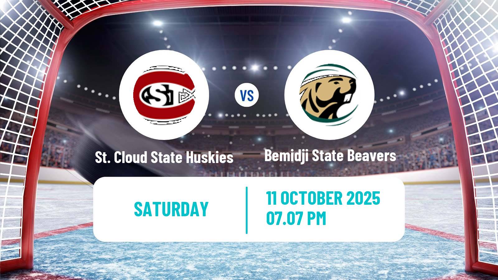 Hockey NCAA Hockey St. Cloud State Huskies - Bemidji State Beavers