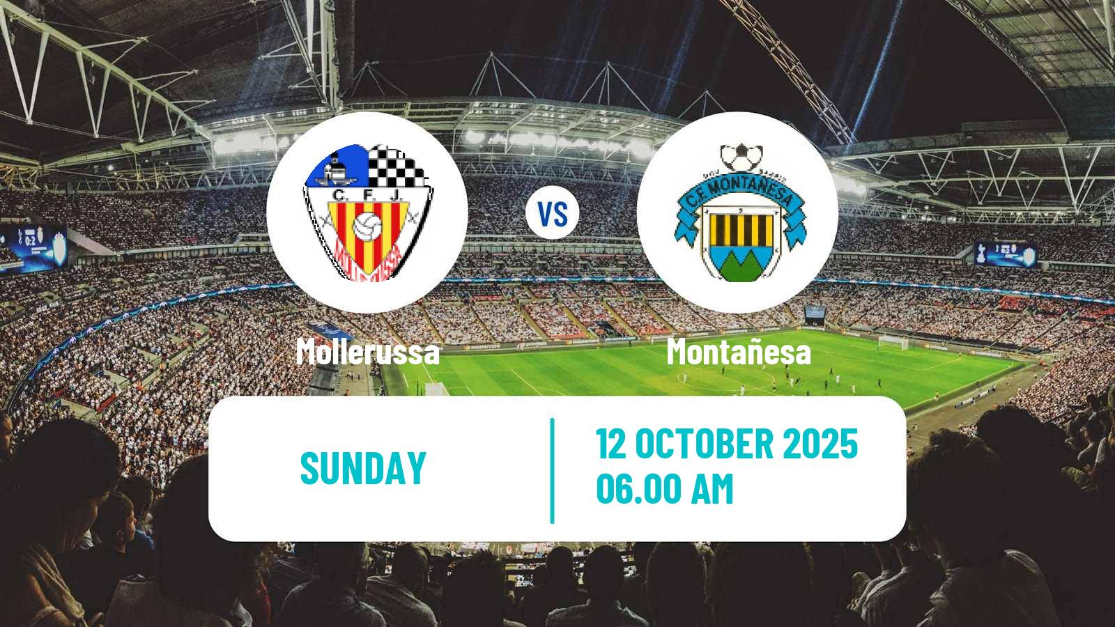 Football Spanish Tercera RFEF - Group 5 Mollerussa - Montañesa