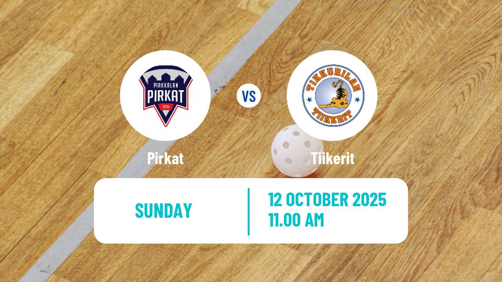 Floorball Finnish Divari Pirkat - Tiikerit
