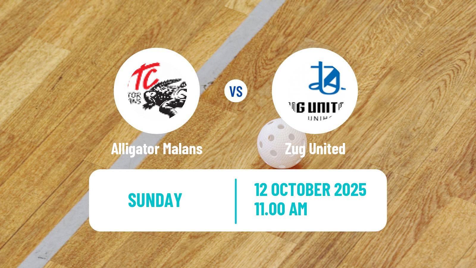 Floorball Swiss NLA Floorball Alligator Malans - Zug United