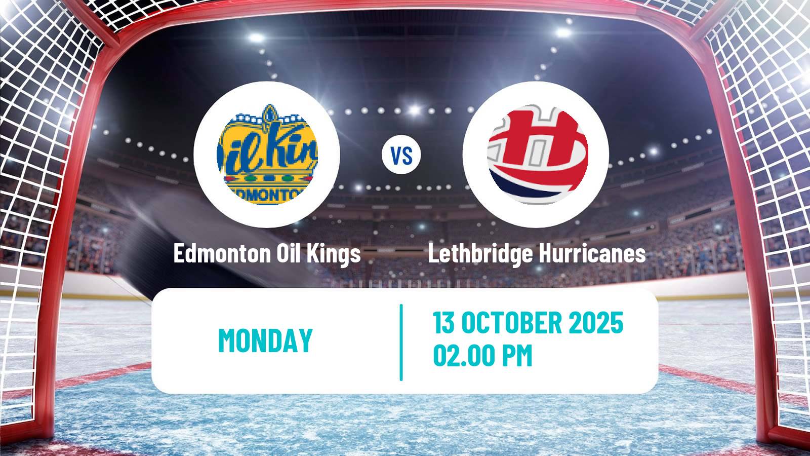 Hockey WHL Edmonton Oil Kings - Lethbridge Hurricanes