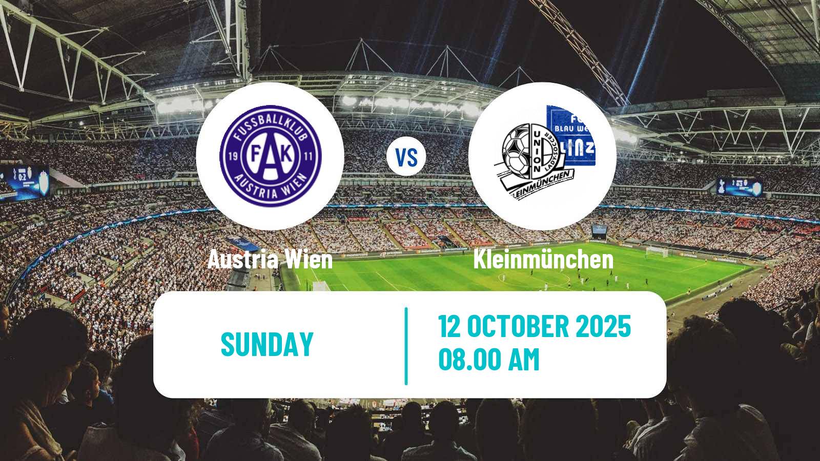 Football Austrian Bundesliga Women Austria Wien - Kleinmünchen