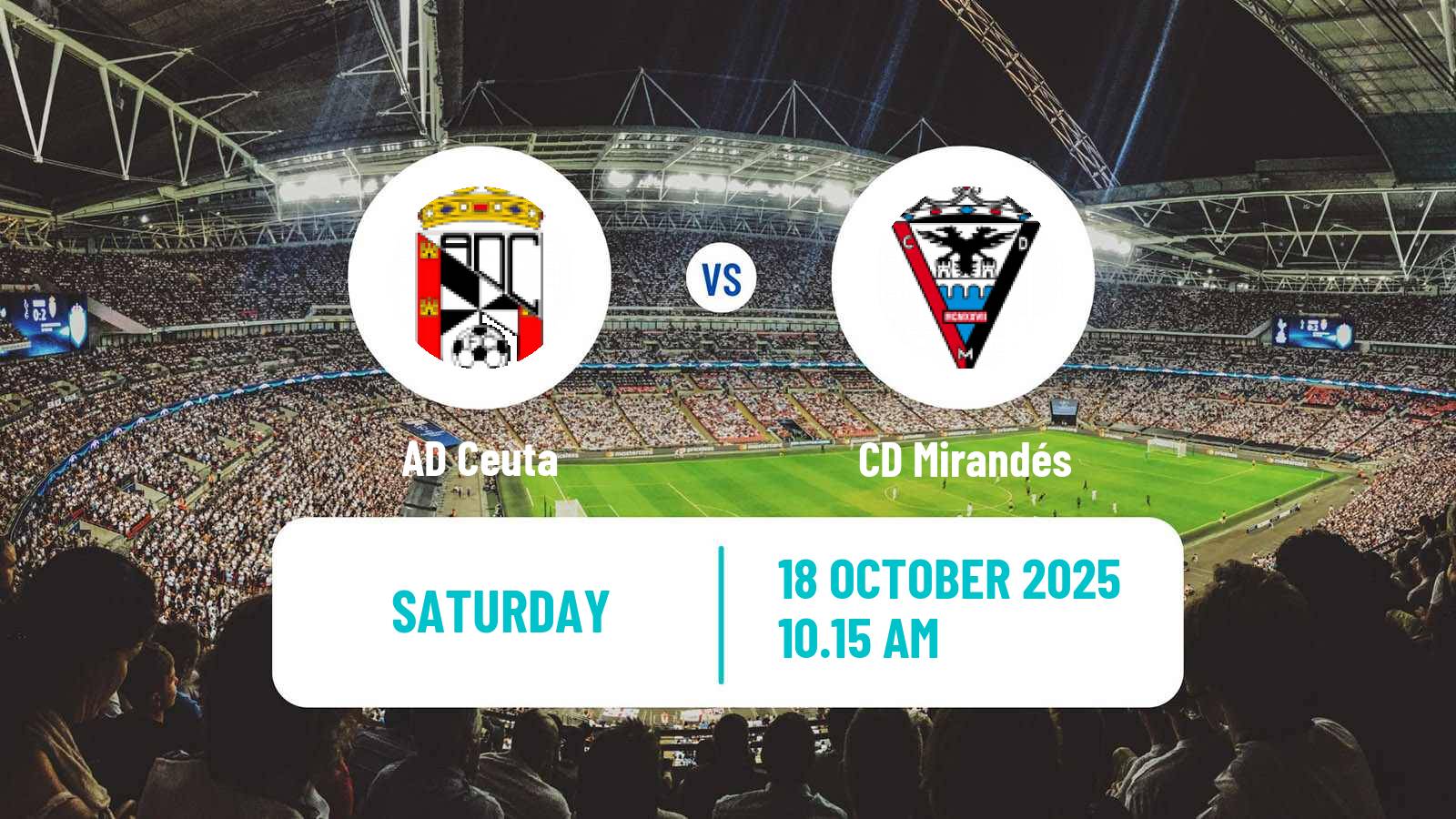 Football Spanish LaLiga2 Ceuta - Mirandés
