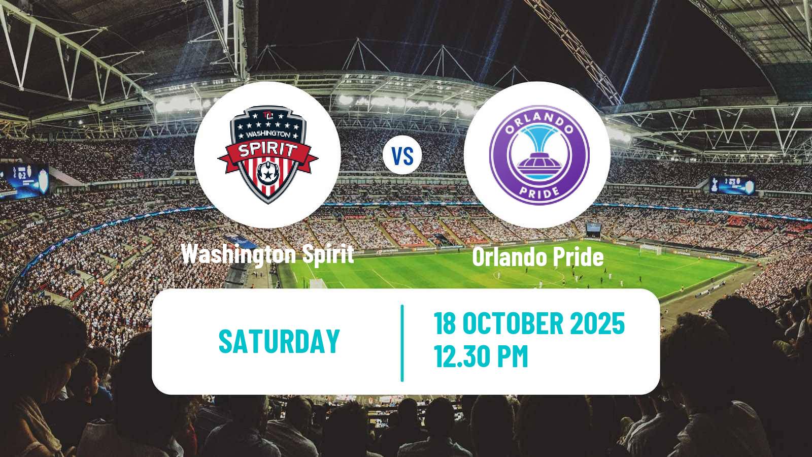 Football NWSL Washington Spirit - Orlando Pride