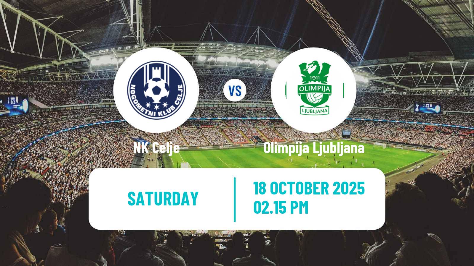 Football Slovenian PrvaLiga Celje - Olimpija Ljubljana