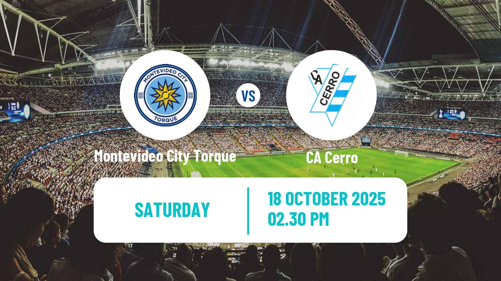 Football Uruguayan Primera Division Montevideo City Torque - Cerro