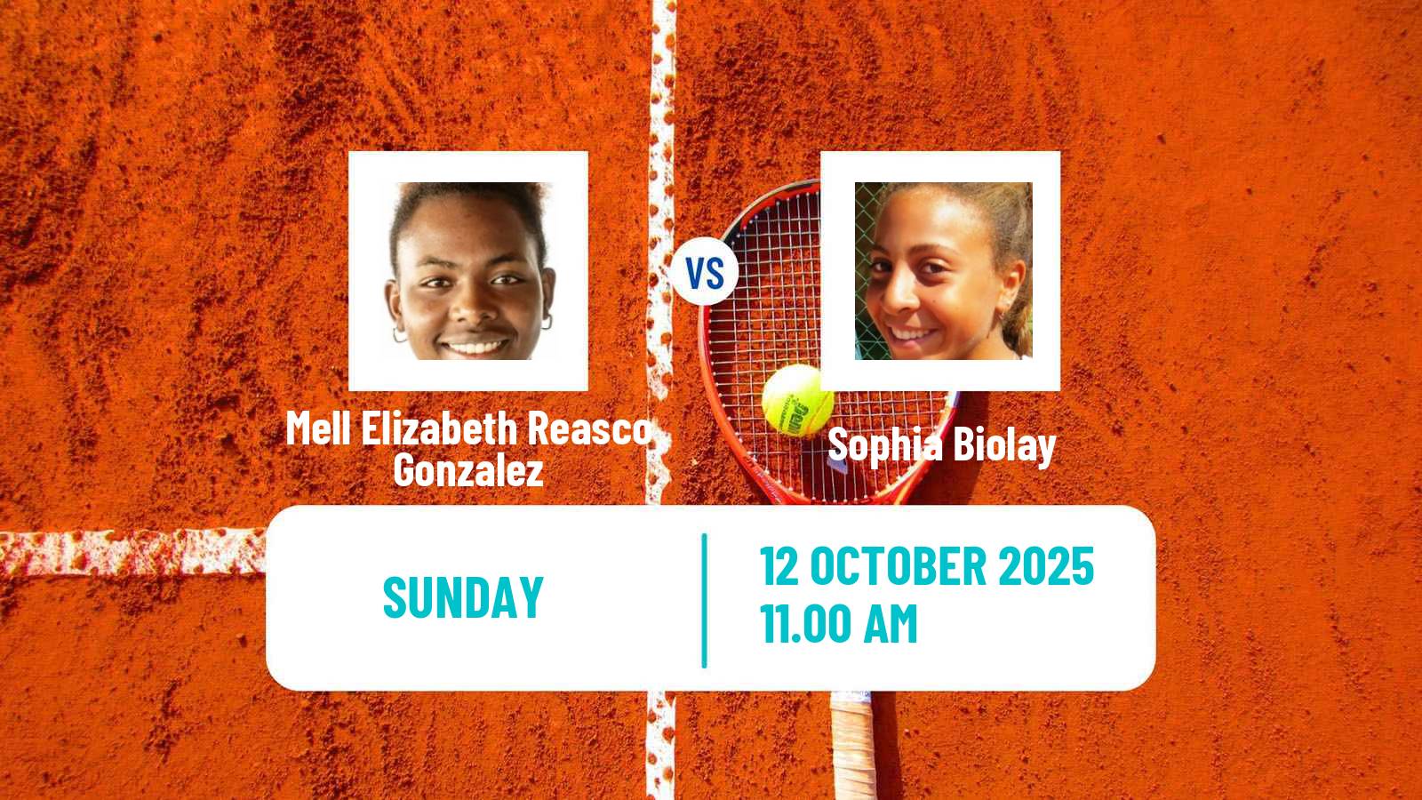 Tennis ITF W15 Santa Tecla 2 Women Mell Elizabeth Reasco Gonzalez - Sophia Biolay