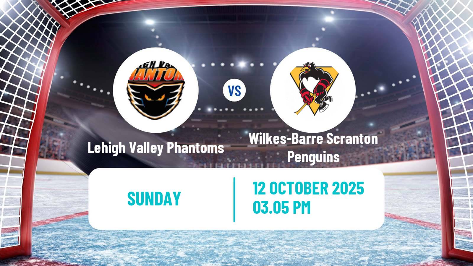 Hockey AHL Lehigh Valley Phantoms - Wilkes-Barre Scranton Penguins