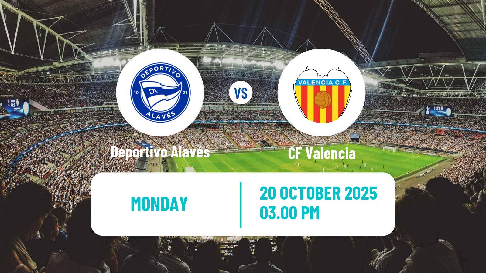 Football Spanish LaLiga Deportivo Alavés - Valencia