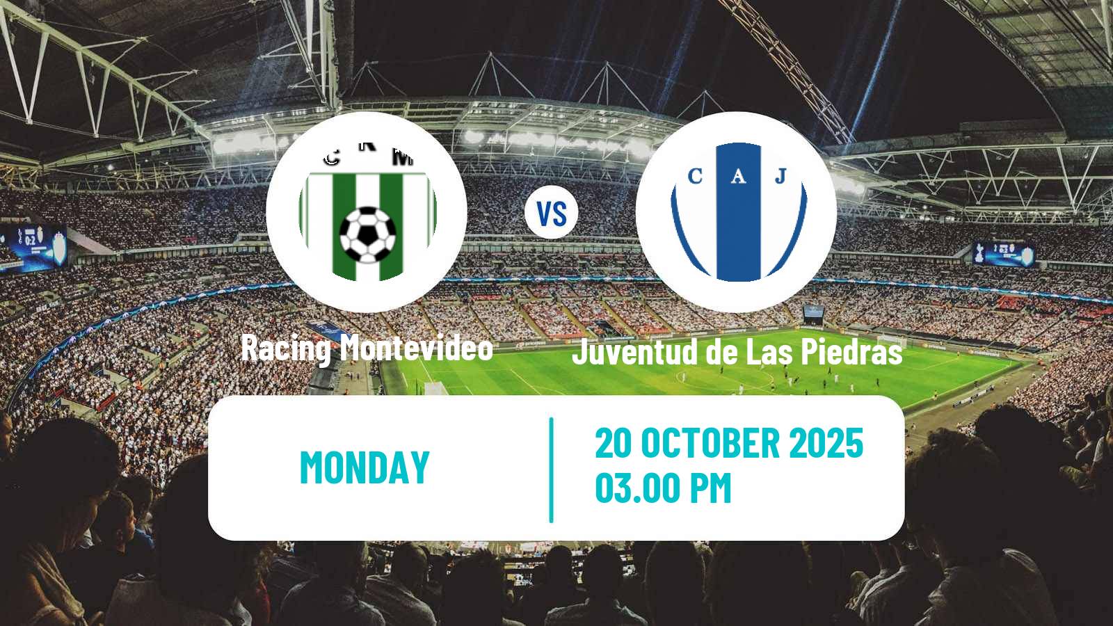 Football Uruguayan Primera Division Racing Montevideo - Juventud de Las Piedras