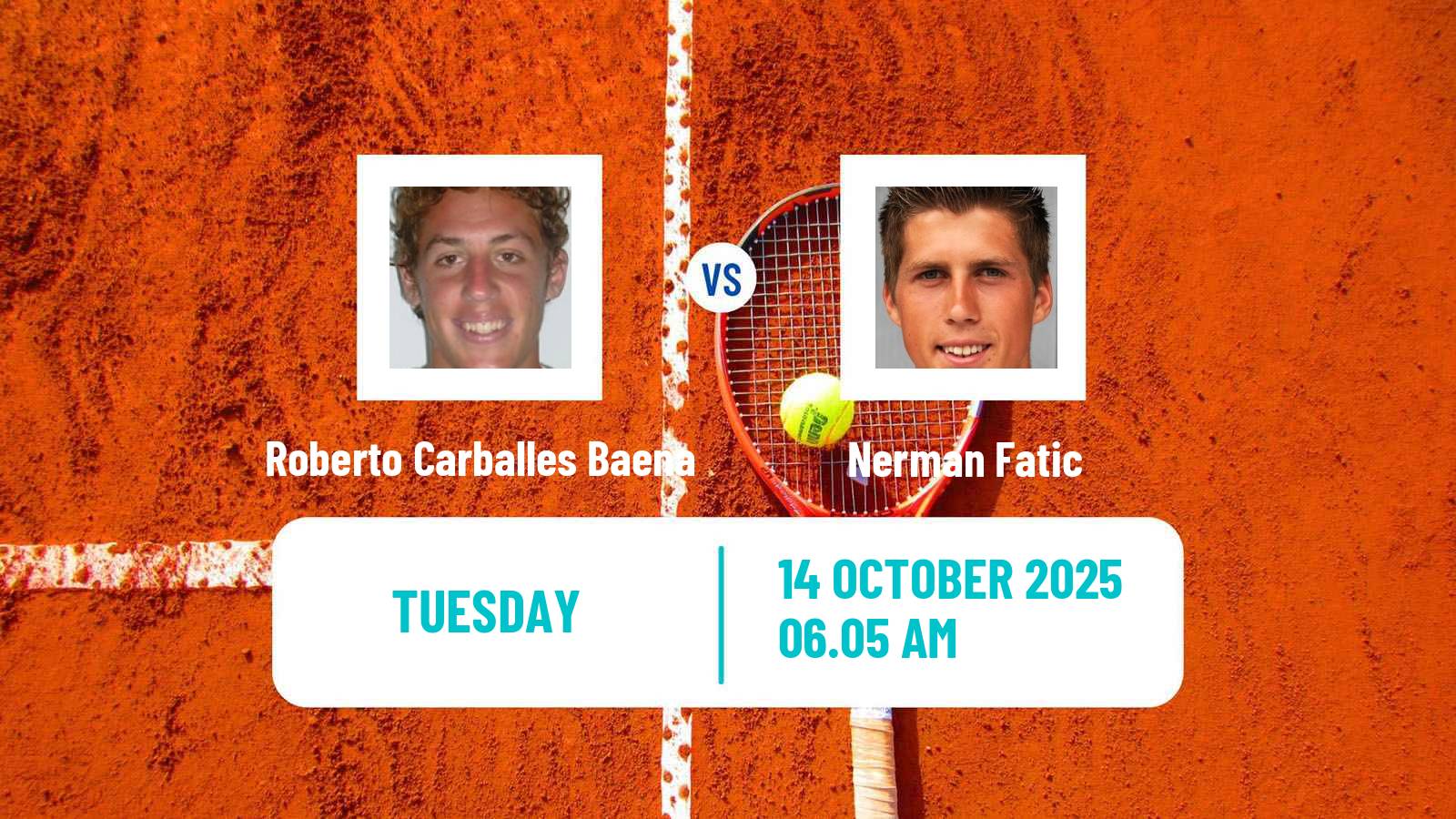 Tennis Olbia Challenger Men Roberto Carballes Baena - Nerman Fatic