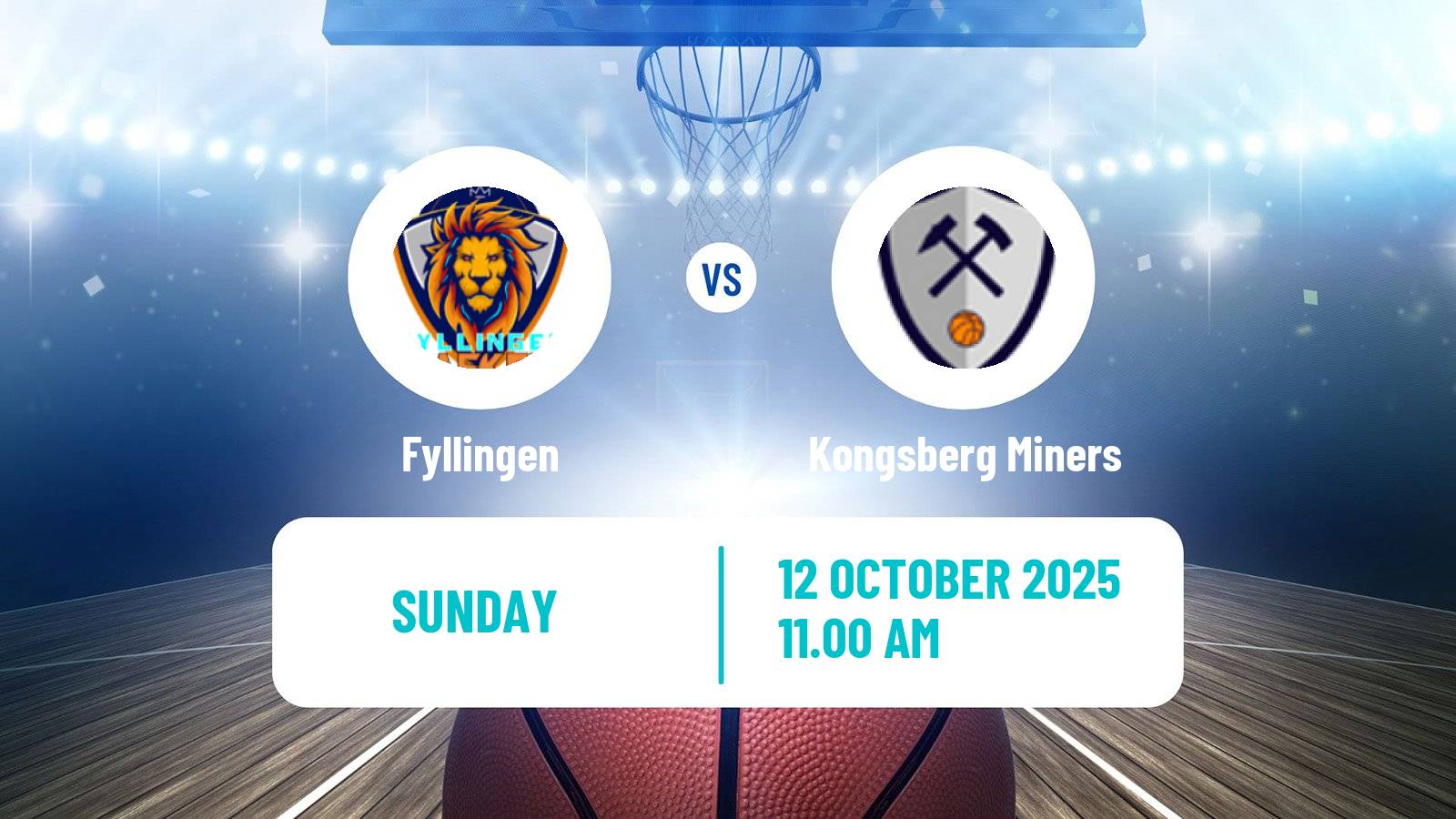 Basketball Norwegian BLNO Fyllingen - Kongsberg Miners
