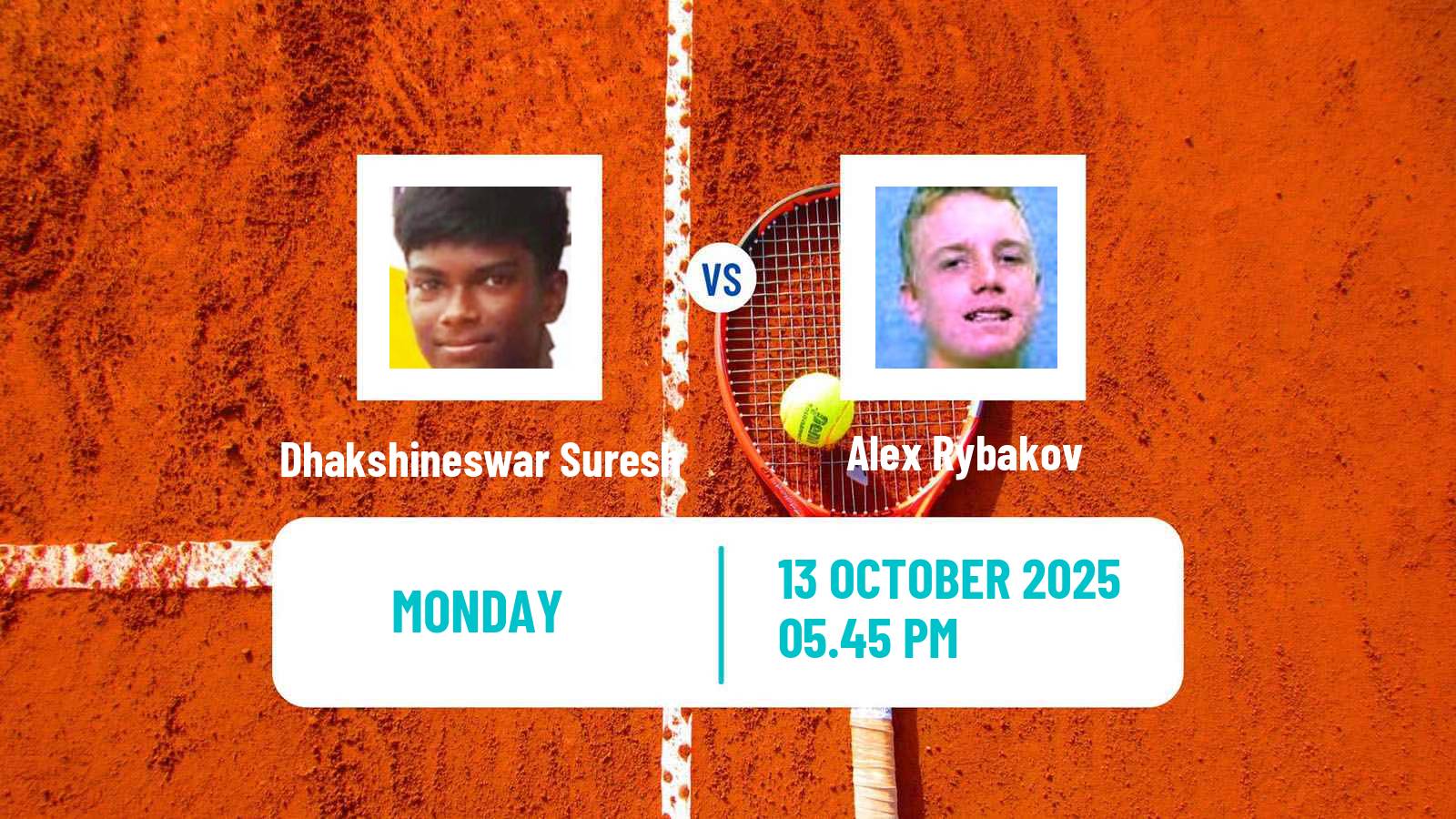 Tennis Lincoln Challenger Men Dhakshineswar Suresh - Alex Rybakov