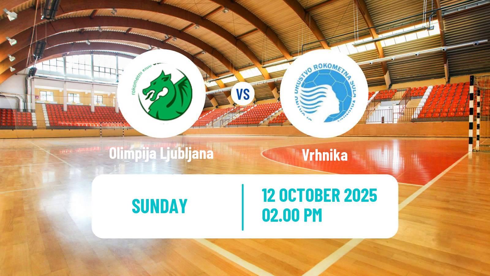 Handball Slovenian 1 A DRL Women Olimpija Ljubljana - Vrhnika