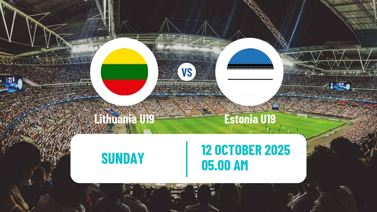 Football Friendly Lithuania U19 - Estonia U19