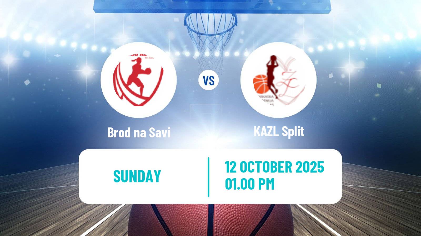 Basketball Croatian Premijer Liga Basketball Women Brod na Savi - KAZL Split