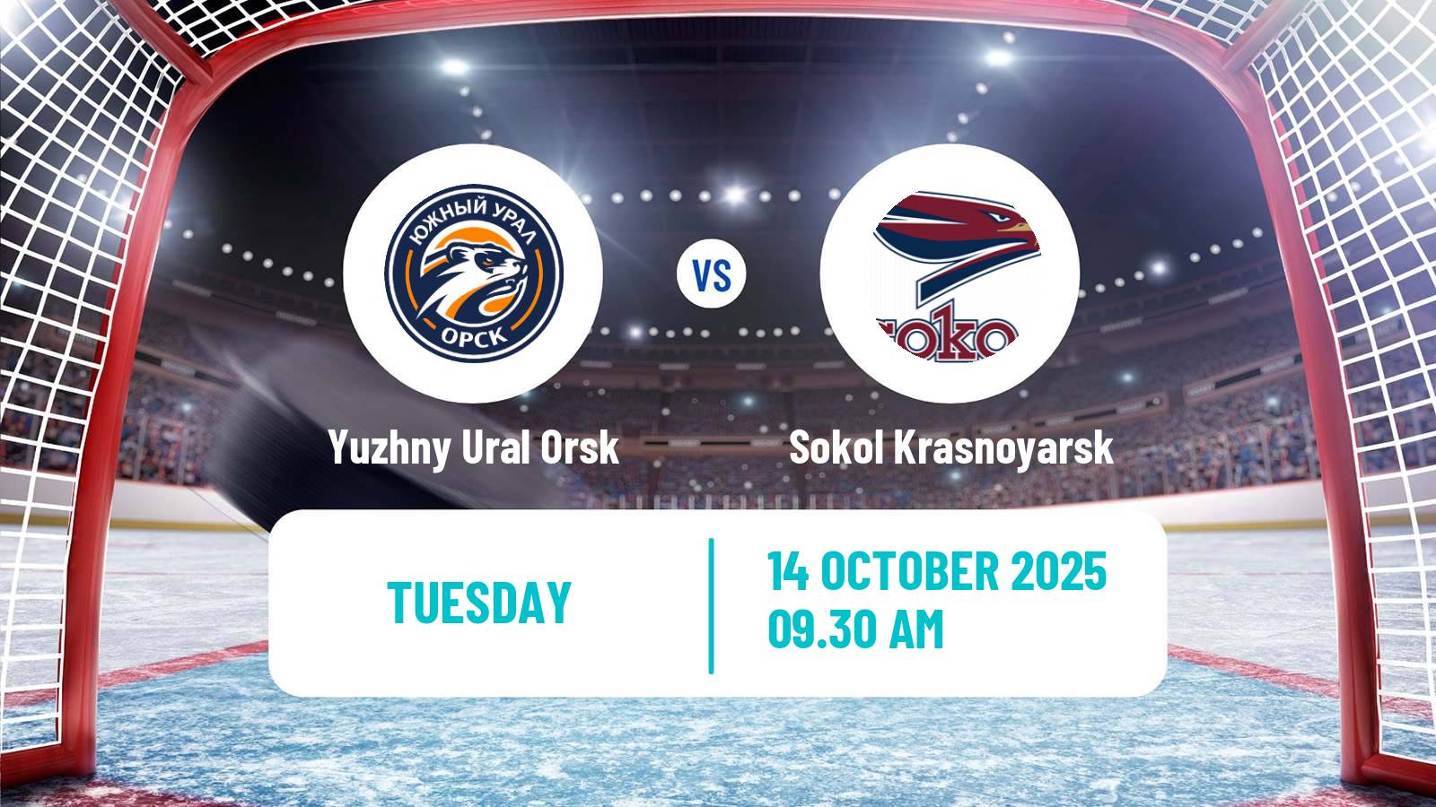 Hockey VHL Yuzhny Ural Orsk - Sokol Krasnoyarsk