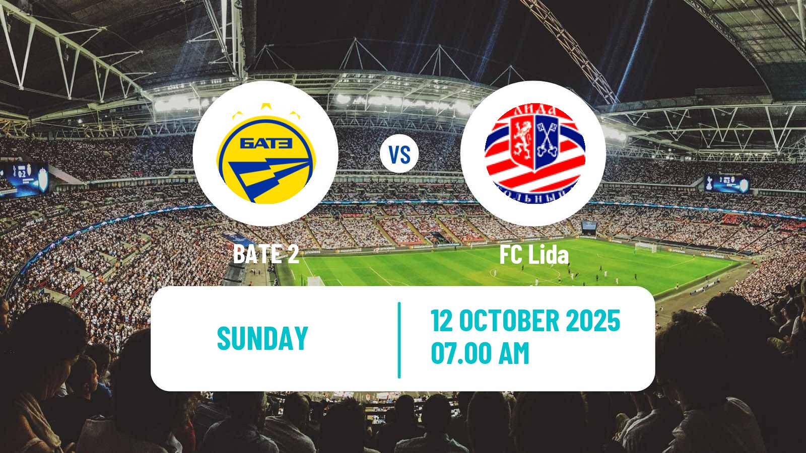 Football Belarusian Pershaya Liga BATE 2 - Lida