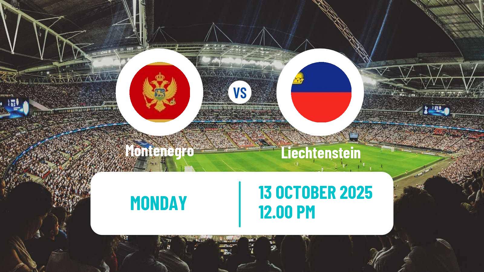 Football Friendly Montenegro - Liechtenstein