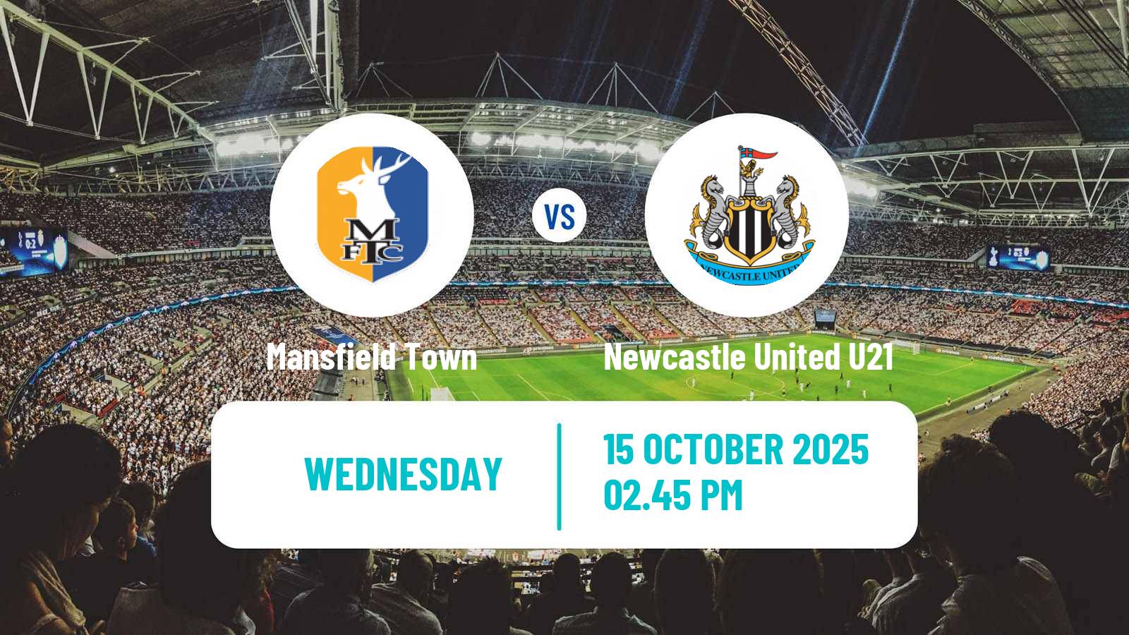 Football English EFL Trophy Mansfield Town - Newcastle United U21