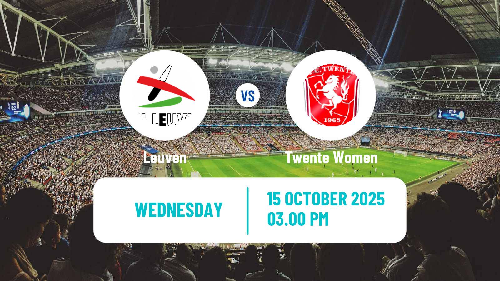 Football UEFA Champions League Women Leuven - Twente Football UEFA Champions League Women Leuven - Twente