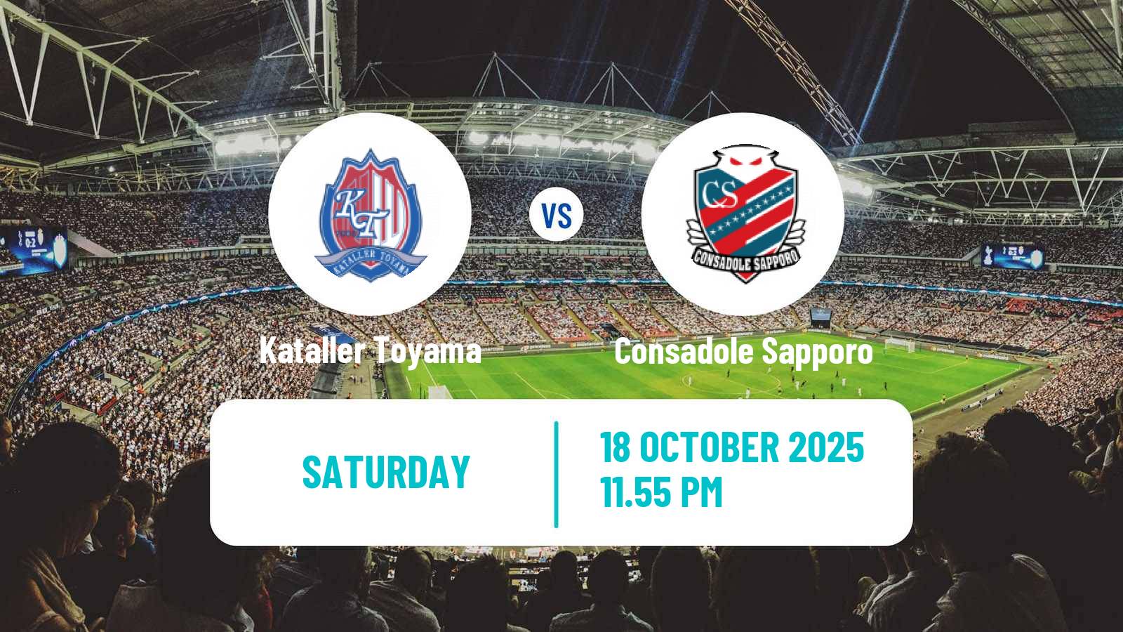 Football Japan J2 League Kataller Toyama - Consadole Sapporo