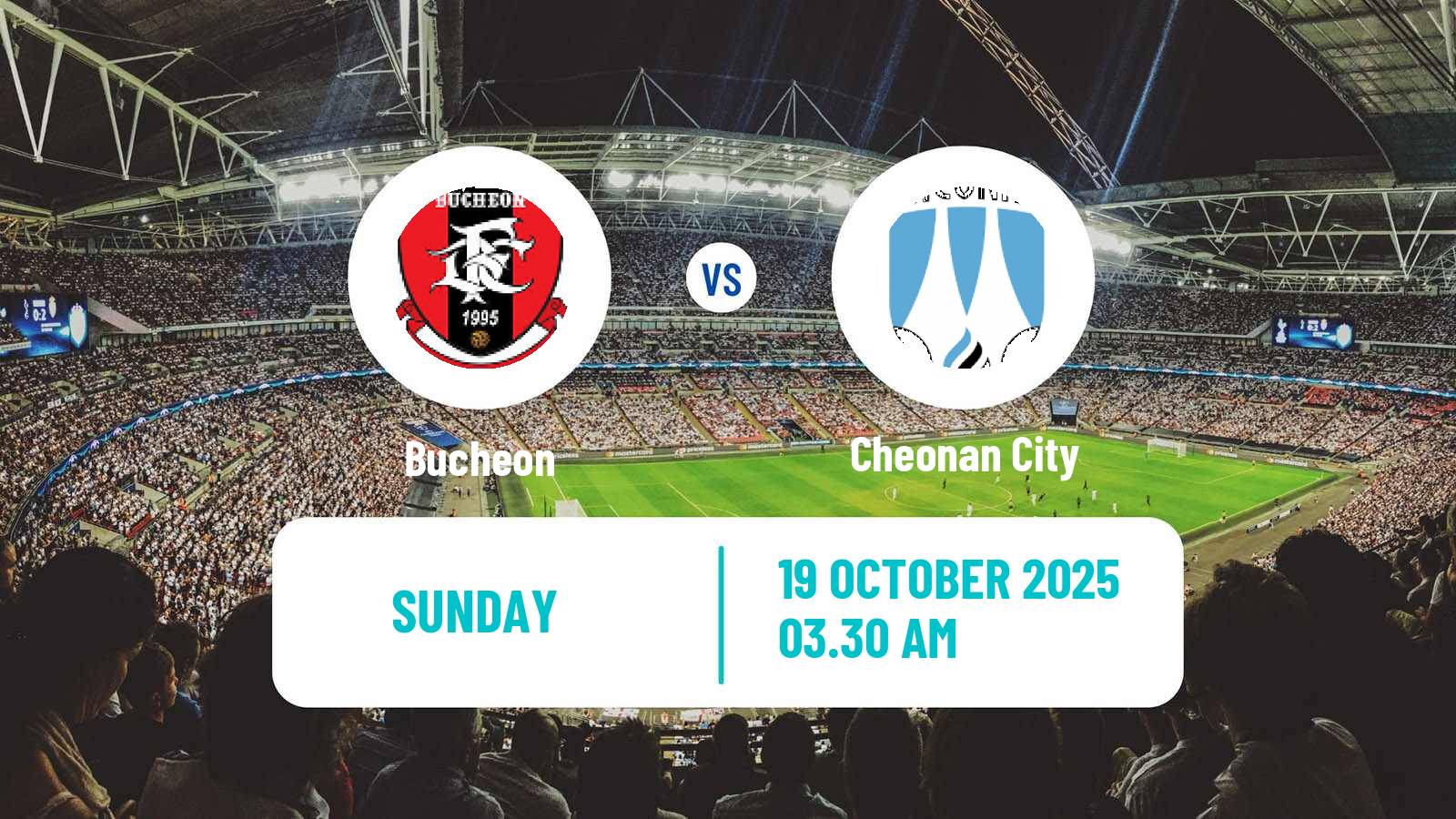 Football South Korean K-League 2 Bucheon - Cheonan City
