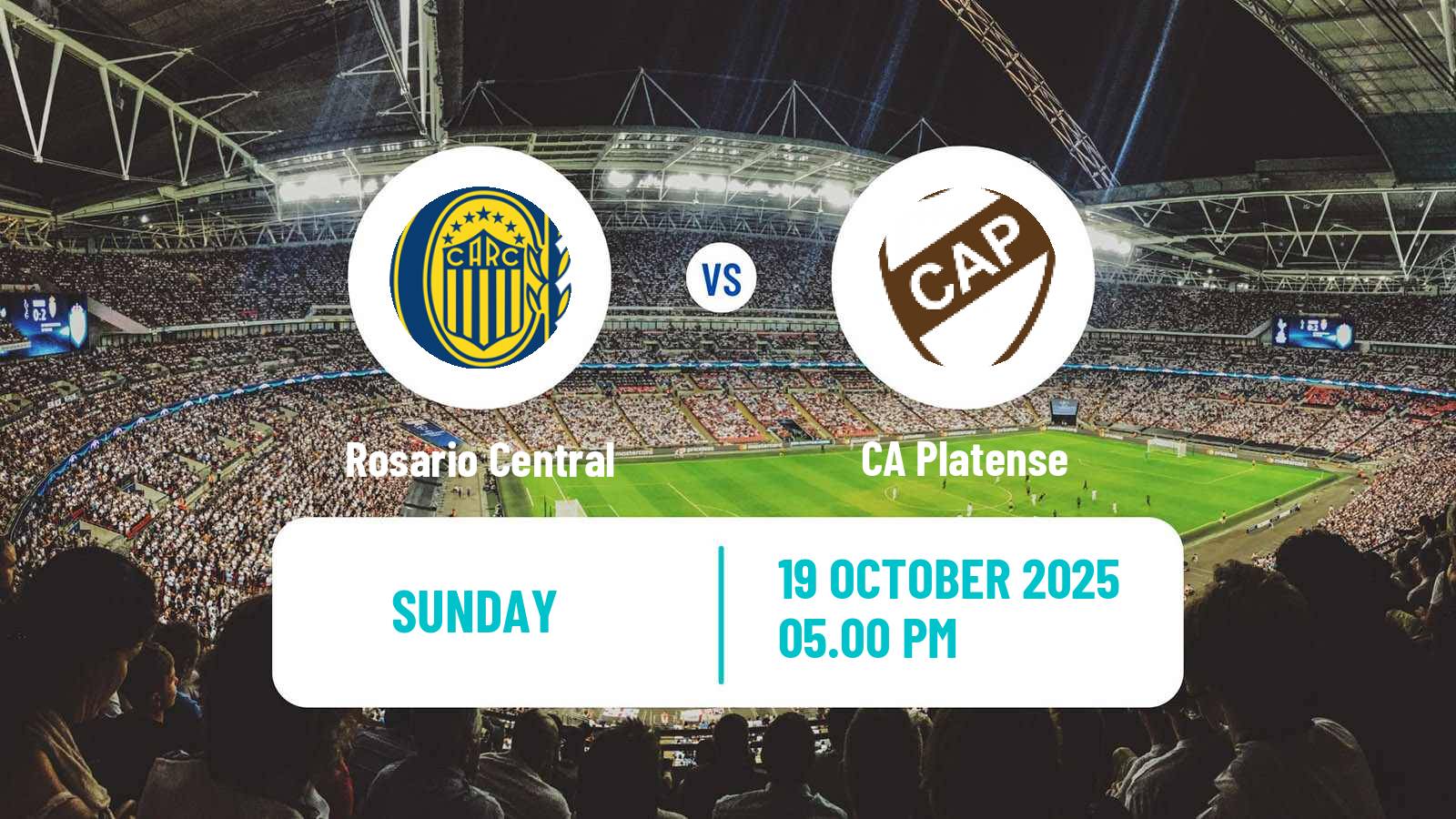 Football Argentinian Liga Profesional Rosario Central - Platense