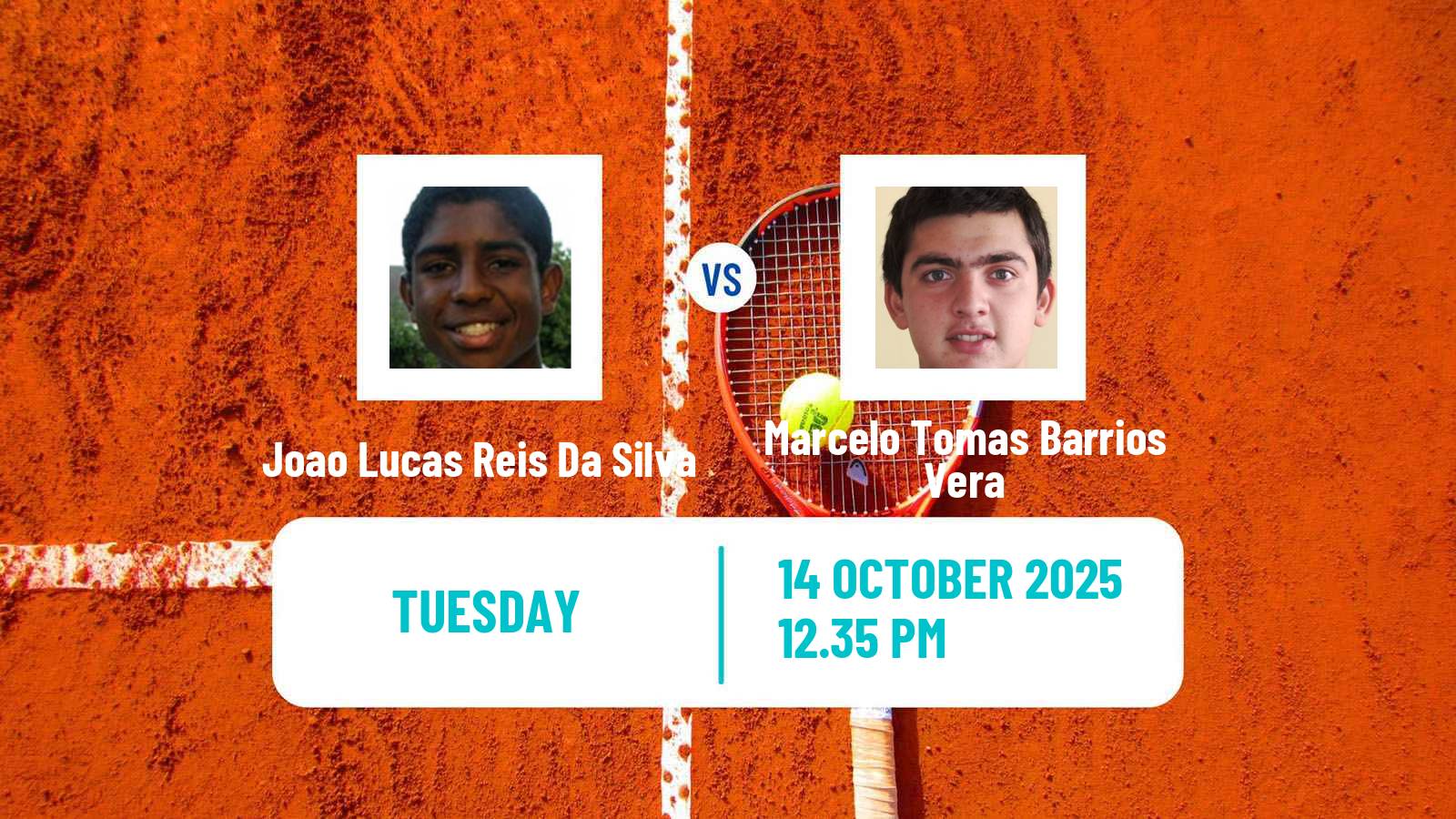 Tennis Curitiba Challenger Men Joao Lucas Reis Da Silva - Marcelo Tomas Barrios Vera