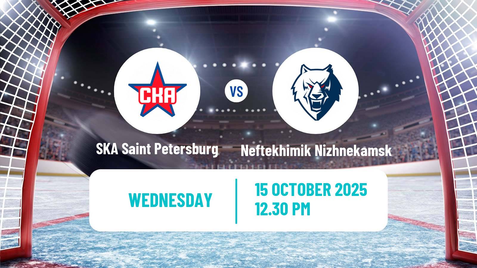 Hockey KHL SKA Saint Petersburg - Neftekhimik Nizhnekamsk