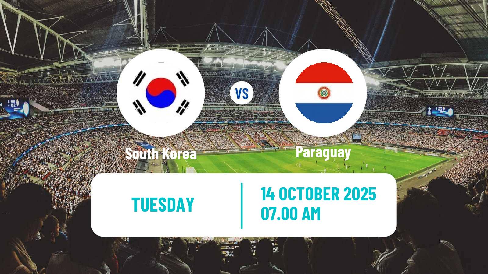 Football Friendly South Korea - Paraguay