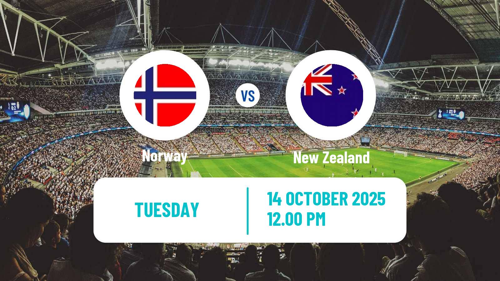 Football Friendly Norway - New Zealand Football Friendly Norway - New Zealand