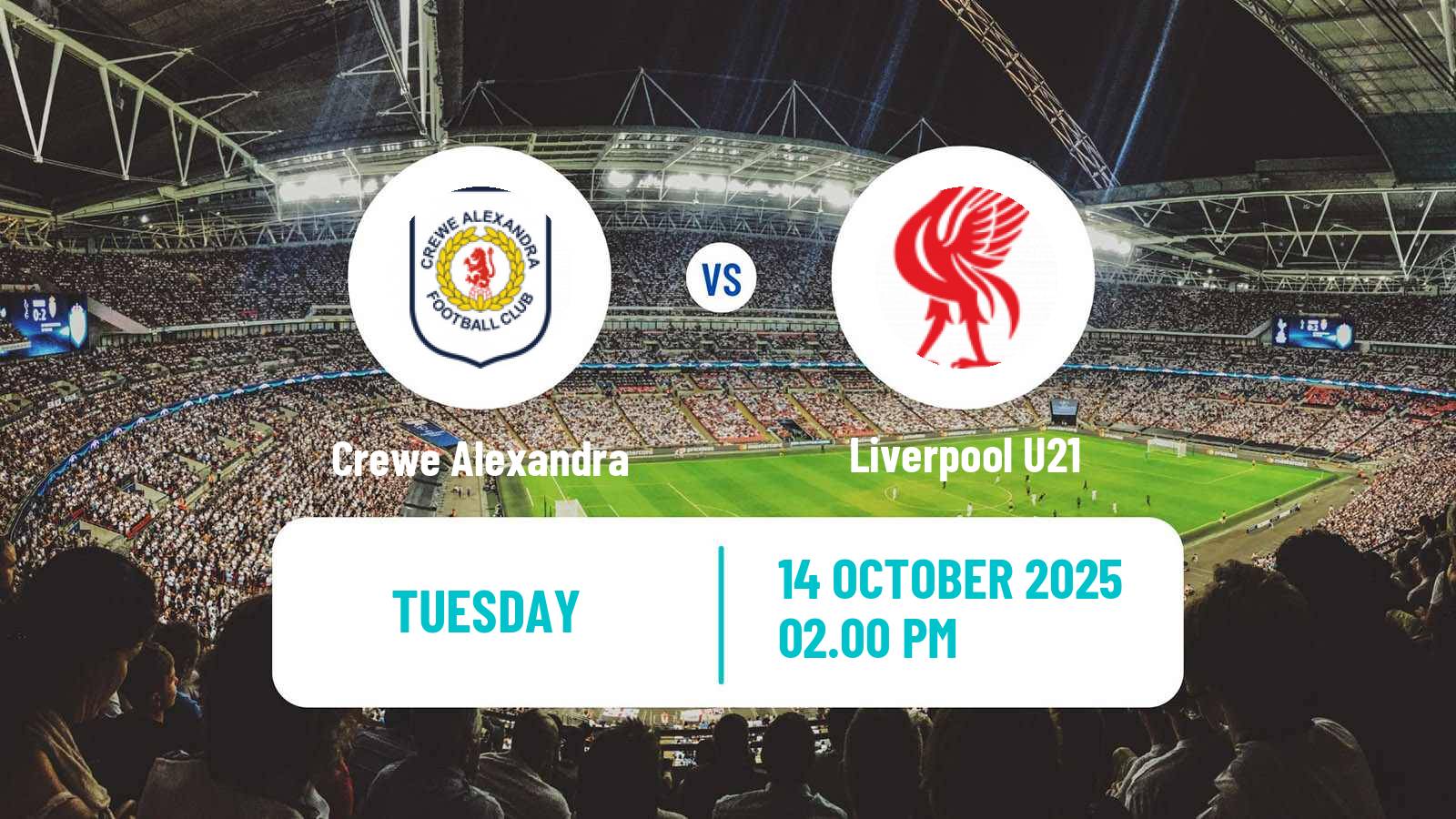 Football English EFL Trophy Crewe Alexandra - Liverpool U21